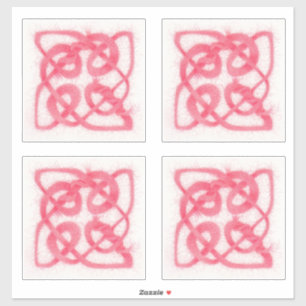 Stickers en vinyle rose CELTIC KNOT