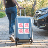 Stickers en vinyle rose CELTIC KNOT (Valise Insitu)