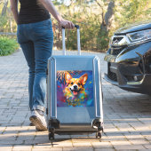 Stickers en vinyle taillé sur mesure avec Joyeux e (Valise Insitu)