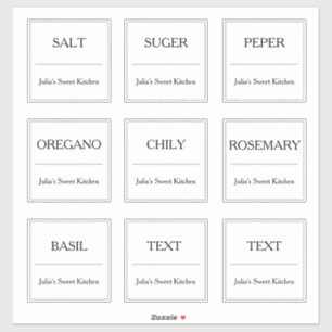 Stickers en vinyle taillé sur mesure Étiquette de 