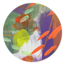 Stickers en zegels in de Herfst vallen neer