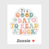 Stickers enseignant, C'est un bon jour pour lire u (Feuille)