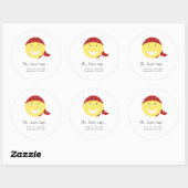 Stickers enseignants personnalisés (Feuille)