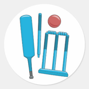 Stickers Ensemble de cricket