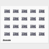 Stickers Entièrement Intéressant (Feuille)