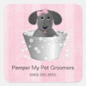 Stickers Entreprise Groomer Chien (Devant)