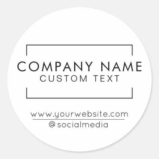 Stickers Entreprise PME moderne (Devant)