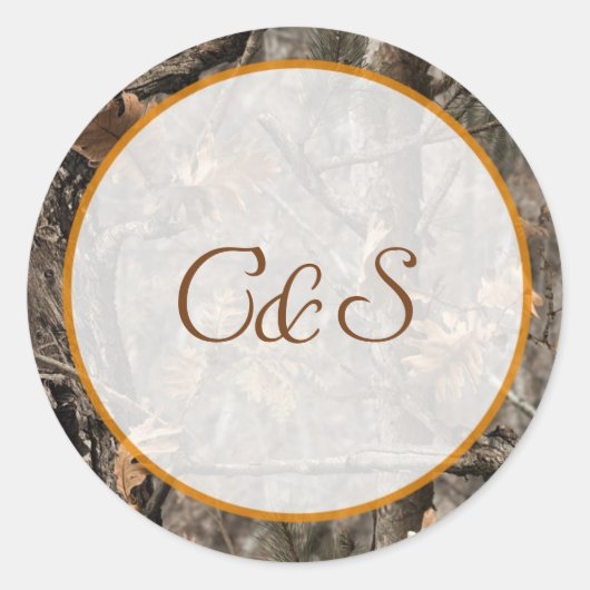 Stickers Enveloppe Camo Chic du chasseur (Devant)