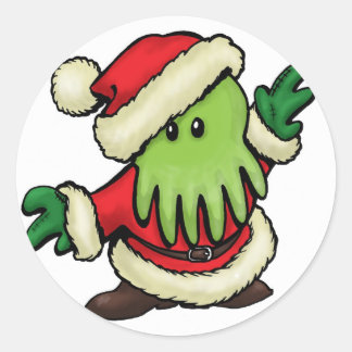 Stickers Enveloppe Cthulhu Claus