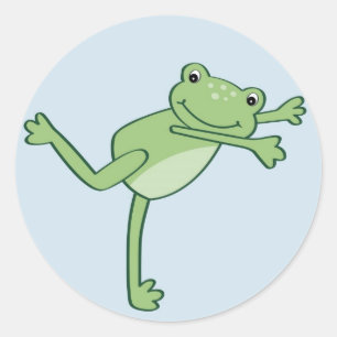 Stickers Enveloppe Cute Leap Frog Froggy Stickers