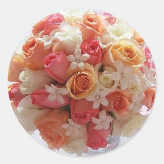 Stickers Enveloppe de bouquet nuptiale (Devant)