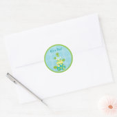 Stickers Enveloppe de grenouille de tortue moderne (Enveloppe)