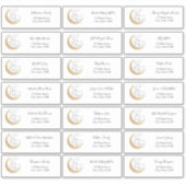 Stickers Enveloppe de l'adresse de l'invité au-des (Devant)