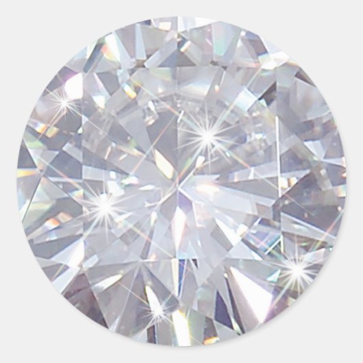 Stickers Enveloppe Invitation Solitaire Diamond (Devant)