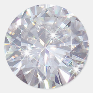 Stickers Enveloppe Invitation Solitaire Diamond