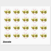 Stickers Enveloppe Mariage amusant (Feuille)