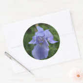 Stickers Enveloppe mariage Jolie Fleur Iris Bleu (Enveloppe)