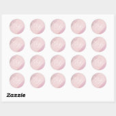 Stickers Enveloppe rond à l'orchidée (Feuille)