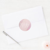 Stickers Enveloppe rond à l'orchidée (Enveloppe)