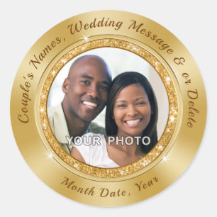 Stickers Enveloppe Sceau Mariage, Anniversaire, ou