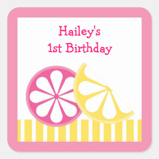 Stickers Enveloppe Stickers Citrus citron