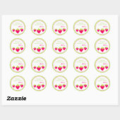 Stickers Enveloppe Stickers Fraises (Feuille)