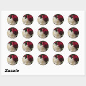 Stickers Enveloppe Stickers Roses Blanches et Roug (Feuille)