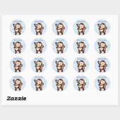 Stickers Enveloppe Stickers Singe Danse (Feuille)