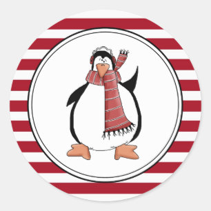 Stickers Enveloppe vacances Pingouin Pays