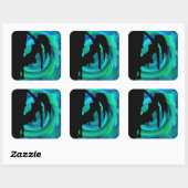 stickers escalade rock femme (Feuille)