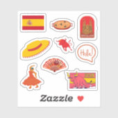 Stickers Espagne (Feuille)