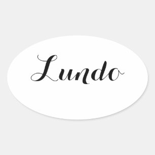 Stickers Esperanto Weekdays - Lundo (lundi)