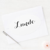 Stickers Esperanto Weekdays - Lundo (lundi) (Enveloppe)