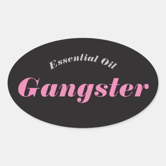 Stickers Essential Oil Gangster (Devant)