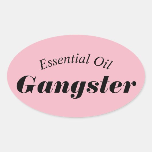 Stickers Essential Oil Gangster (Devant)