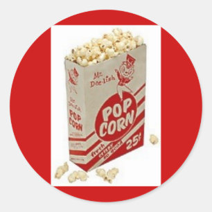 Stickers et corne de pop vintage