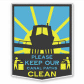 Stickers Et Signes De Bateau Étroite (Devant)