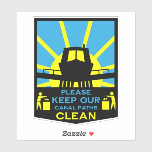 Stickers Et Signes De Bateau Étroite (Feuille)