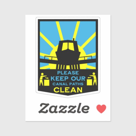 Stickers Et Signes De Bateau Étroite (Feuille)