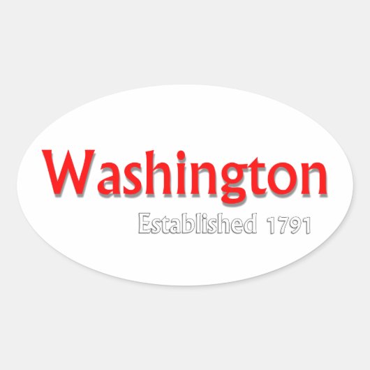 Stickers établis à Washington (Devant)