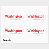 Stickers établis à Washington (Feuille)