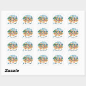 Stickers été amusants (Feuille)