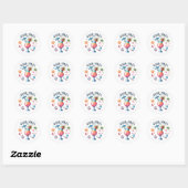 Stickers été amusants (Feuille)