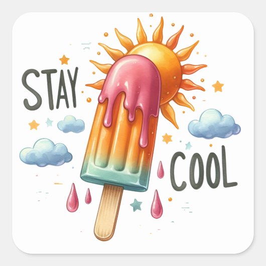 Stickers été Cool (Devant)