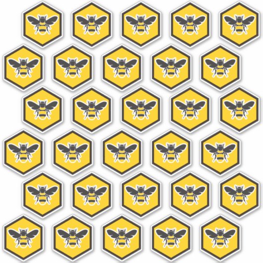 Stickers Étiquette à découpe sur mesure trente bij (Devant)