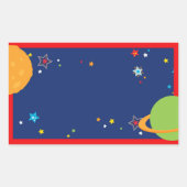 Stickers Étiquette Ballotin d'astronaute (Devant)