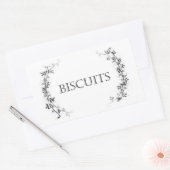 Stickers Étiquette Biscuit Jar Design Vine Classiq (Enveloppe)