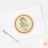 Stickers Étiquette Blender/Mixer de vacances (Enveloppe)