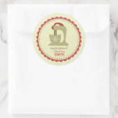 Stickers Étiquette Blender/Mixer de vacances (Sac)