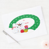 Stickers étiquette cadeau de Noël (Enveloppe)
